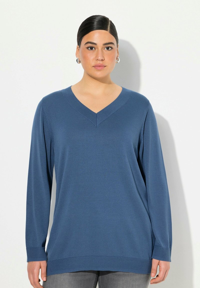 Ulla Popken Strickpullover - ink blue