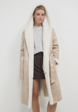 Calliope LUNGO - Cappotto invernale - sabbia