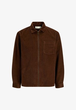 Jack & Jones, SHIRT SHIRT PLUS SIZE - Veste légère - downtown brown