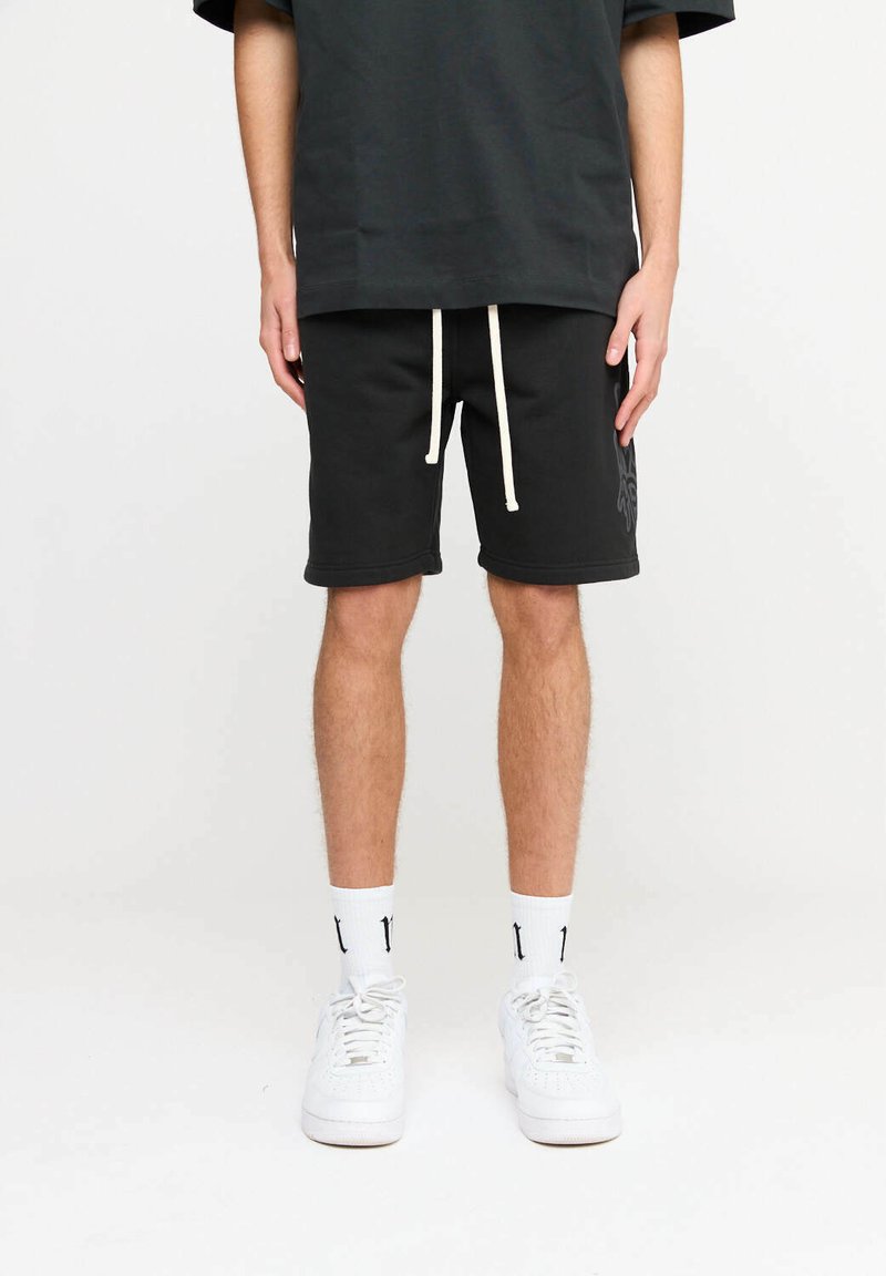 Multiply Apparel ANXIETY - Pantaloni de trening - black soda washed