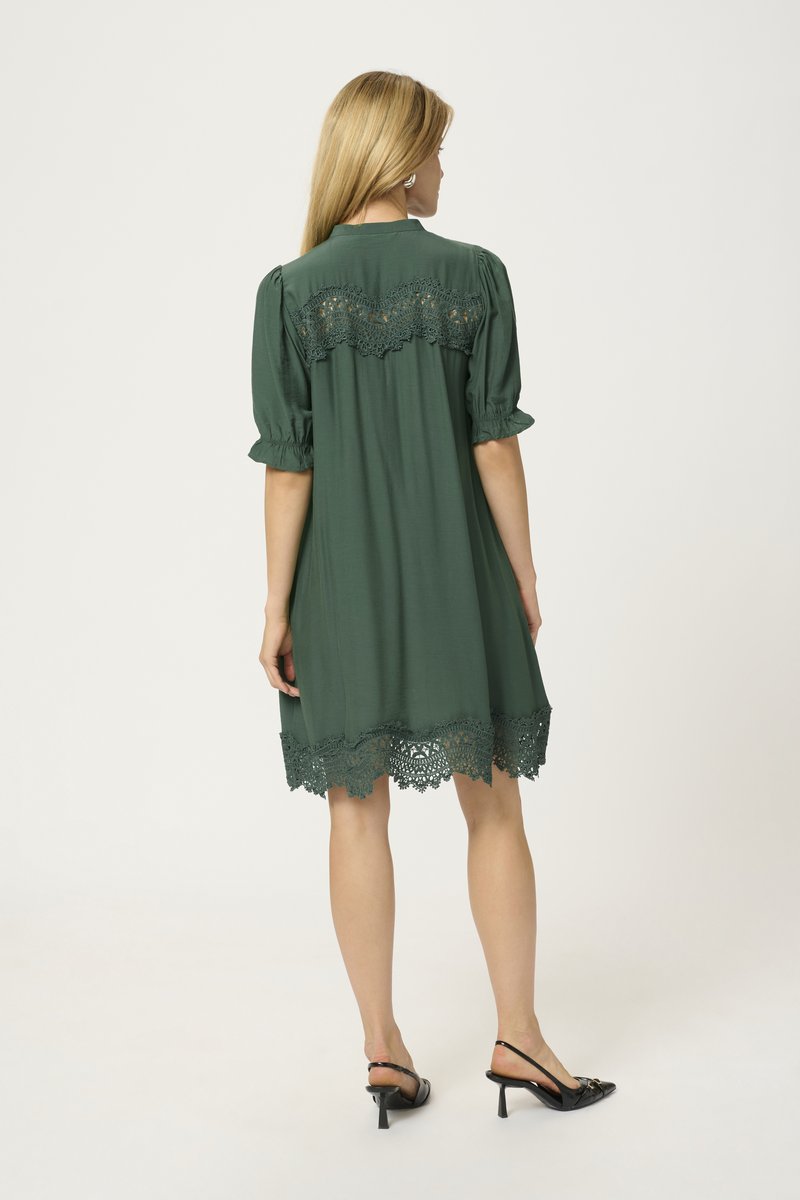 Culture CUTIFFANY - Day dress - botanical garden/dark green - Zalando