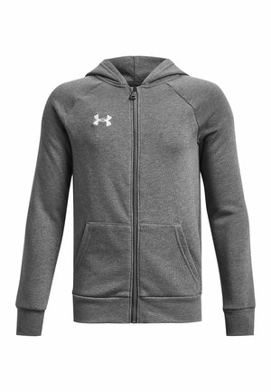 UA RIVAL FZ  - Sudadera con cremallera - castlerock light heather