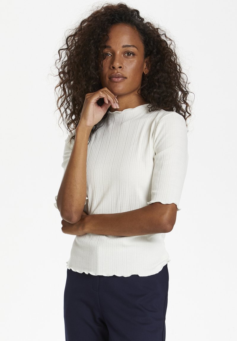 Damen T-Shirts | Karen by Simonsen CANDACE T-Shirt basic egret/offwhite - TM12764 Damen T-Shirts | Karen by Simonsen CANDACE T-Shirt basic egret/offwhite - TM12764