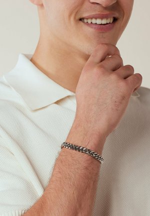 Lucardi, STATEMENT - Armband - silver-coloured no stone
