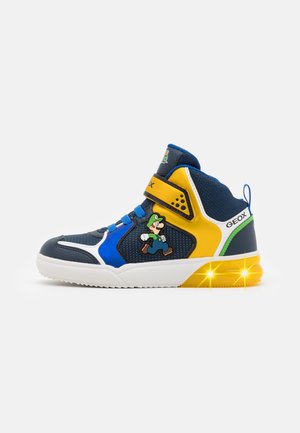 NINTENDO SUPER MARIO GEOX JUNIOR GRAYJAY BOY - Zapatillas altas - royal/yellow