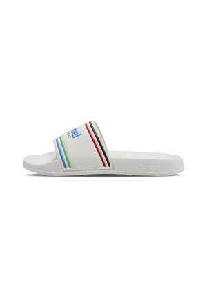 Mules - white multicolor