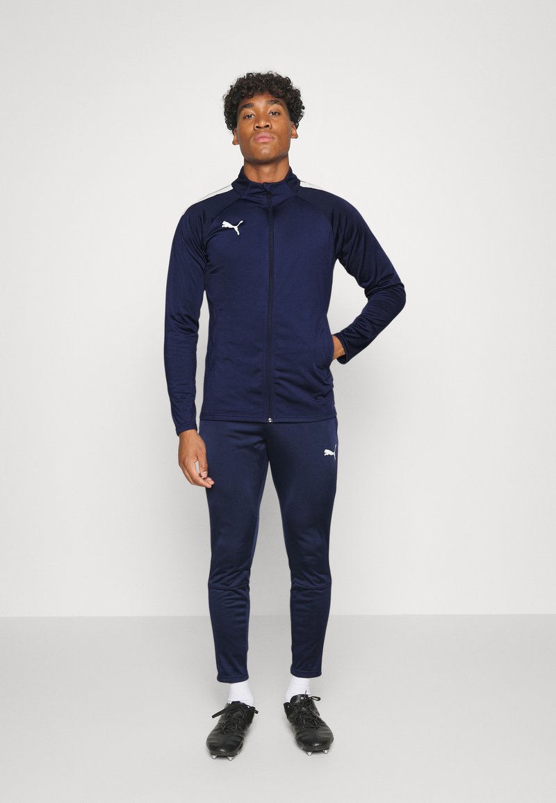 Puma TEAMLIGA TRACKSUIT Tracksuit navy/white/blue Zalando.ie