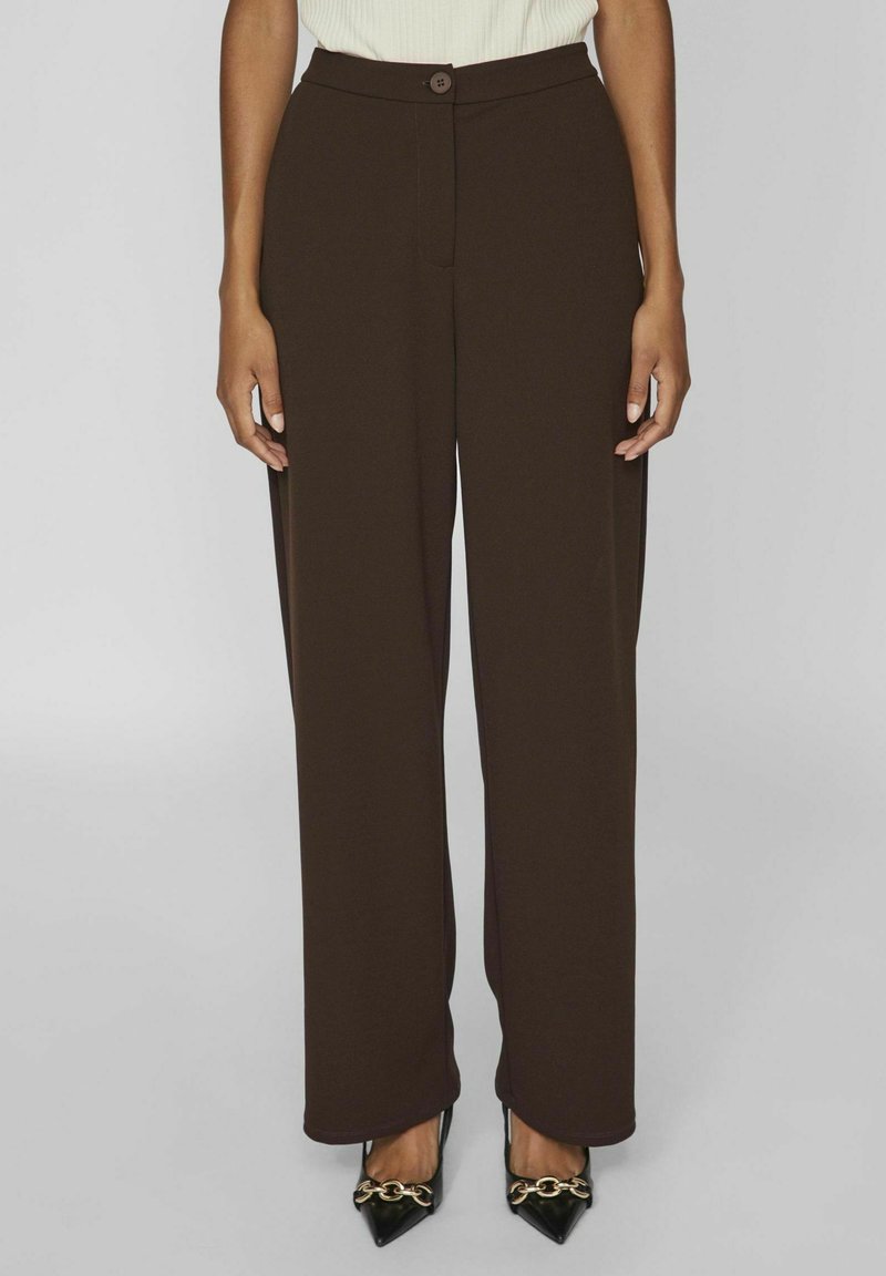 VILA CLAVA HW - Pantalones - coffee bean