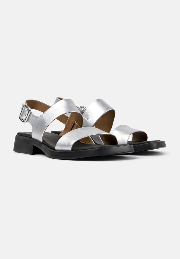 DANA - Sandals - rebound silver dana3
