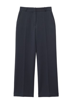 & OTHER STORIES, & OTHER STORIES TAILORED PRESS CREASE TROUSERS - Pantalon classique - dark blue