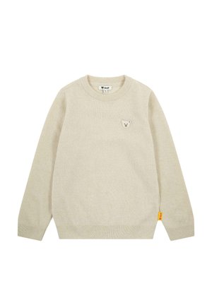 WOODLAND - Strickpullover - oyster gray