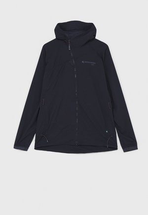 Klättermusen HOODED JACKET - Softshelljakke - black