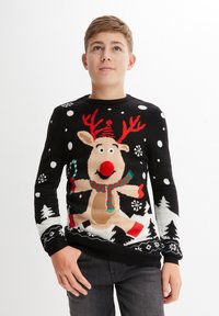 bonprix Maglione - black