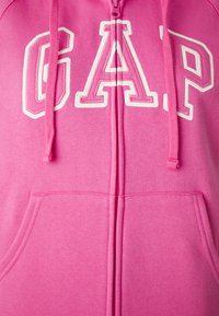 GAP HERITAGE - Felpa con zip - sizzling fuchsia
