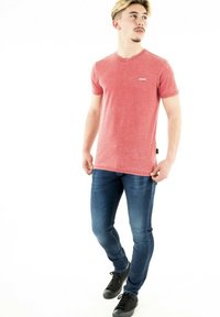 Schott T-shirt basic - rouge