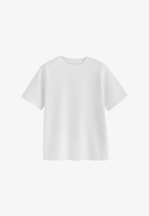 Next, REGULAR FIT - HEAVYWEIGHT CREW NECK T-SHIRT - T-shirt con stampa - white