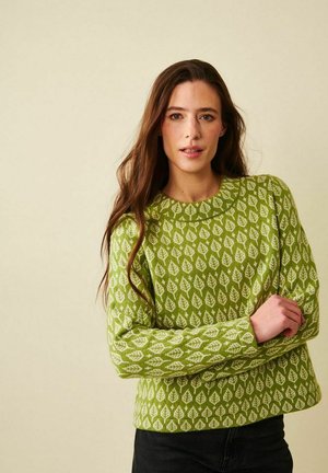 SARALI  - Striktrøje - green