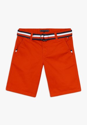 ESSENTIAL BELTED - Shorts - red