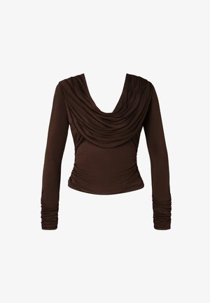 Malina, SIGNE - Μπλούζα με μακριά μανίκια - dark brown