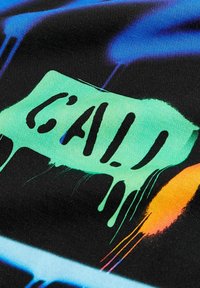 Next ALL OVER SHORT SLEEVE STANDARD - Camiseta estampada - black graffiti