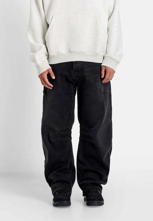 Relaxed fit jeans - black