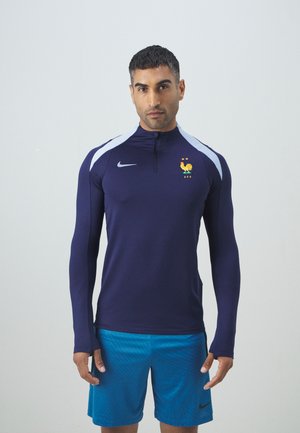 Nike Performance FRANCE FFF STRIKE DRILL - Long sleeved top - dark blue