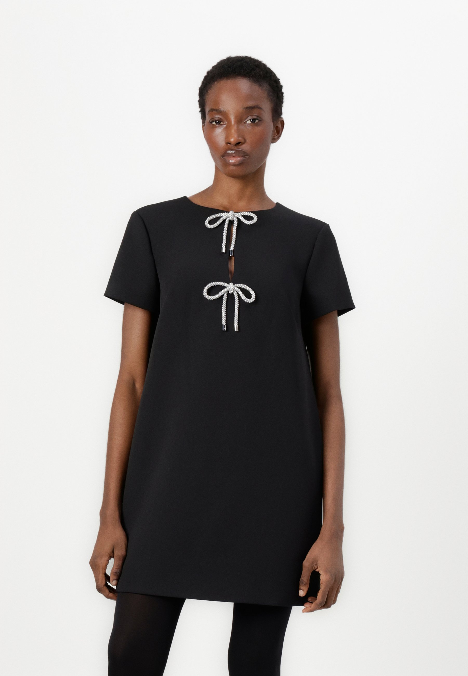 kate spade new york RHINESTONE BOW DRESS - Day dress - black - Zalando kate spade new york RHINESTONE BOW DRESS - Day dress - black - Zalando