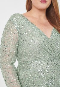 BEAUUT EMBELLISHED SEQUINS - Abiti per occasioni speciali - sage green