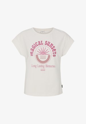 Protest PRTRAKULA - Camiseta estampada - kitoffwhite