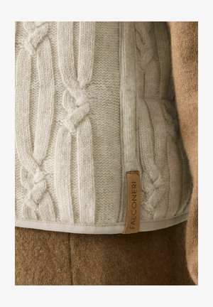 Falconeri, REVERSIBLE. - Veste sans manches - natural