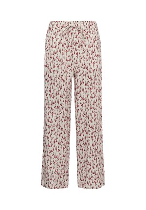 Cream, CRBELLIS LINEN - Pantaloni - small flower print