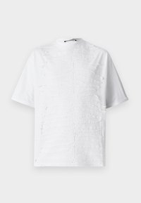 INTARSIA ZEBRA COOL FIT TEE - Print T-shirt - white