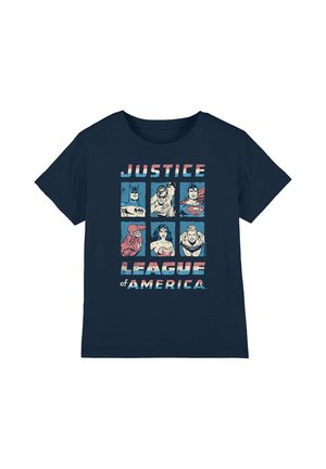 Warner Brothers, JLA AMERICAN LEAGUE UNISEX - Print T-shirt - dark blue