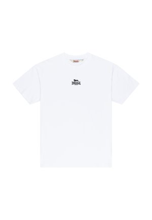 Lonsdale, LONSDALE HERREN T-SHIRT OVERSIZE NEW BEWICK - T-Shirt print - white black