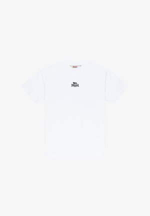 Lonsdale, LONSDALE HERREN T-SHIRT OVERSIZE NEW BEWICK - T-shirts print - white black