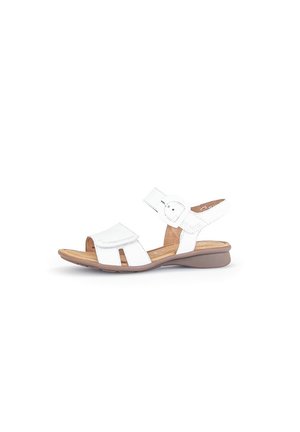 Sandalen met hoge hak - weiss