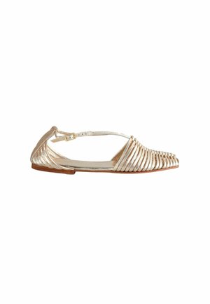 REGULAR FIT - FOREVER COMFORT TOE STRAPPY  - Sandals - gold