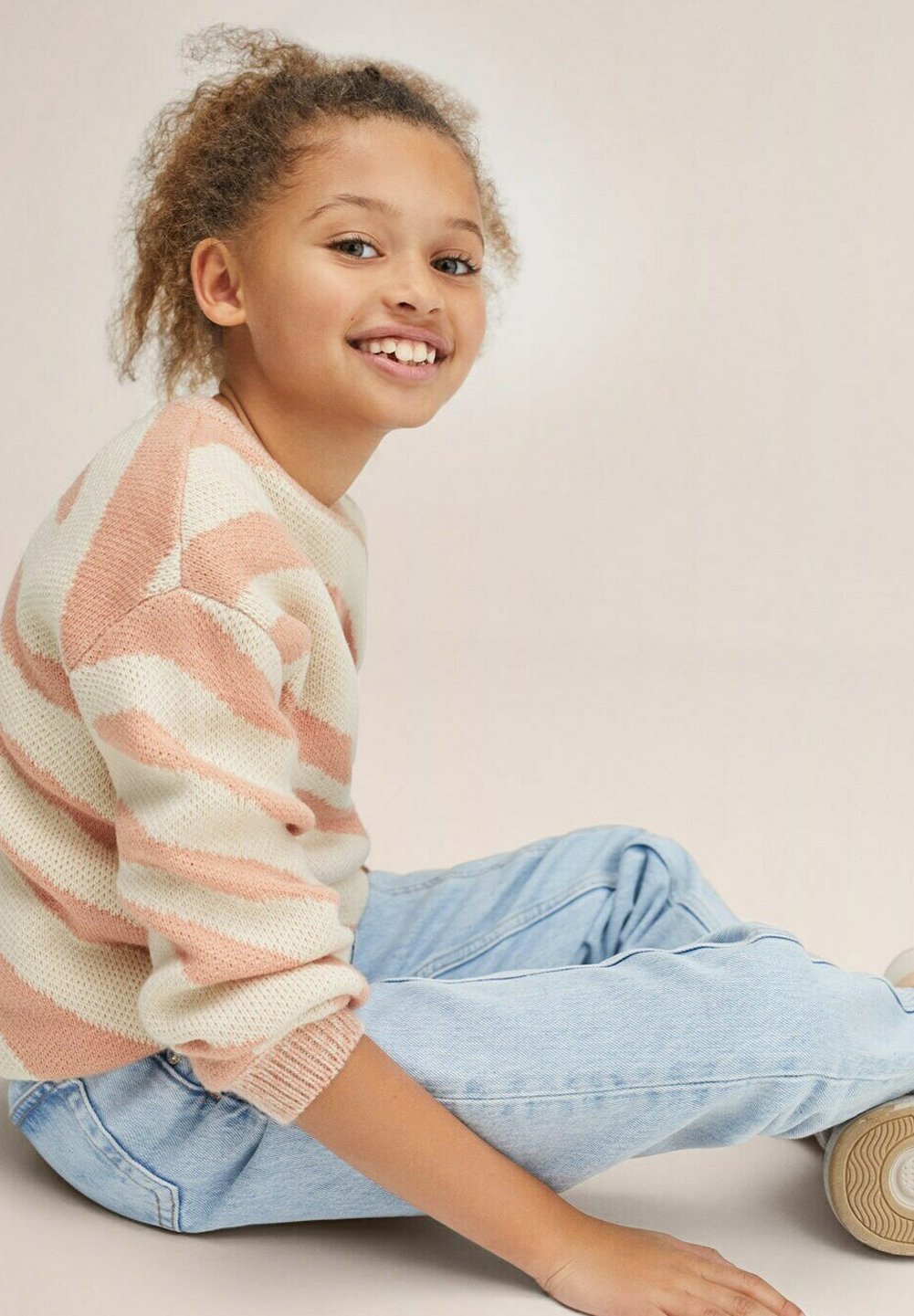 Mango Kids ZEBRA - Maglione - pastelroze/pietra - Zalando.it