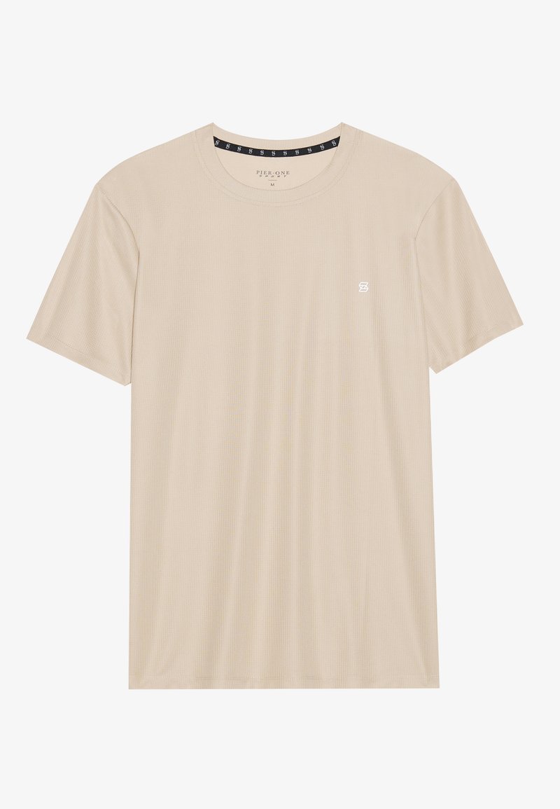 Pier One Sport T-shirt basic beige Pier One Sport T-shirt basic beige