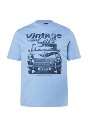 JP1880, T-SHIRT, SHORT SLEEVES, PRINT IMAGE, UP TO 8XL - Print T-shirt - pale blue