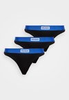 TRIPLET THONG 3 PACK - Perizoma - black