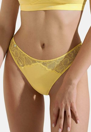 ÉCHANCRÉ SUNFLOWER CHEEK - String - jaune
