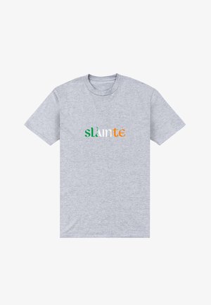 Henry Tiger, APOH LONDON SLAINTE - T-shirt con stampa - oxford grey