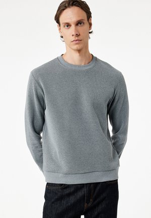 CREW NECK - Striktrøje - anthracite