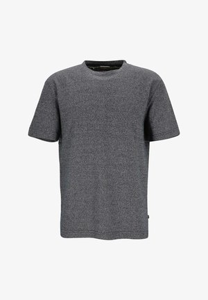 TOM TAILOR Basic T-shirt - navy white grindle