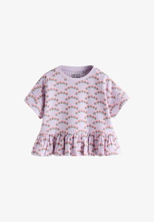 Next, REGULAR FIT - SHORT SLEEVE - T-shirt print - purple