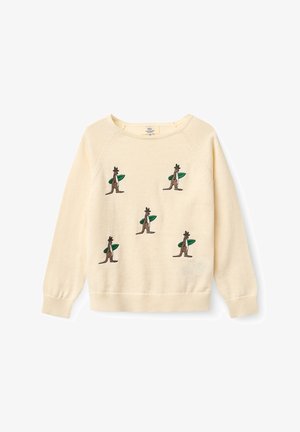 Copenhagen Colors, EMBROIDERY - Πουλόβερ - cream