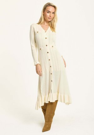 BUTTON DOWN - Jumper dress - white