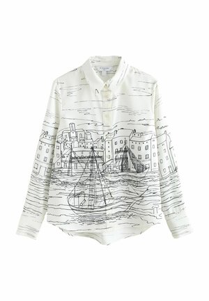 PETITE FIT - LONG SLEEVE - Gombos blúz - harbour print