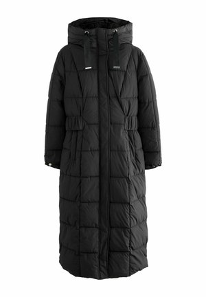 LONGLINE WAISTED PADDED-REGULAR FIT - Téli kabát - black